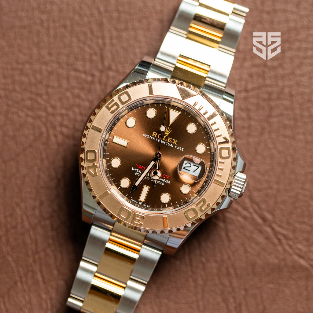 Rolex Yachtmaster 40 Rose Gold TT Chocolate Dial Ref: 126621 2022