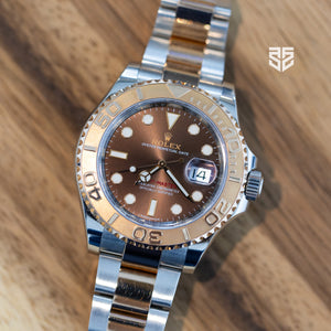 Rolex Yachmaster 40 Everose Two Tone Chocolate Dial Ref: 116621