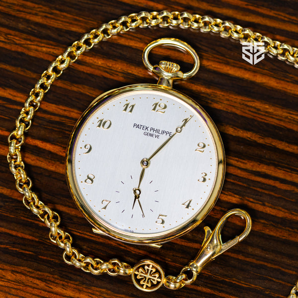 Patek Philippe Yellow Gold Pocket Watch Ref: 973J 2023