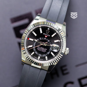 Rolex Skydweller White Gold Oysterflex Black Dial Ref: 336239 2023