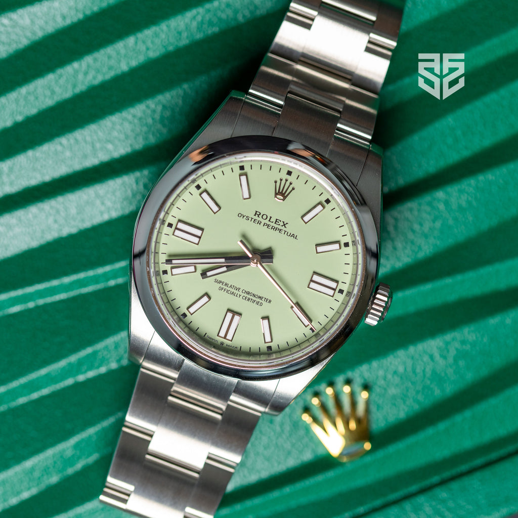 Rolex Oyster Perpetual 41 Pistachio Ref: 134300 Brand New 2026