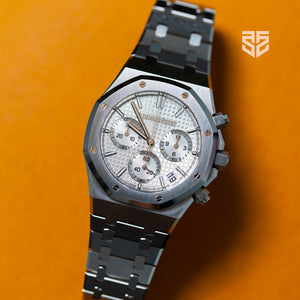 Audemars Piguet Royal Oak Steel Chronograph Silver Dial 50th Anniversary Ref: 26240ST 2022