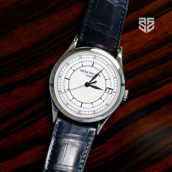 Patek Philippe Calatrava White Gold Sector Dial Ref: 5296G 2009
