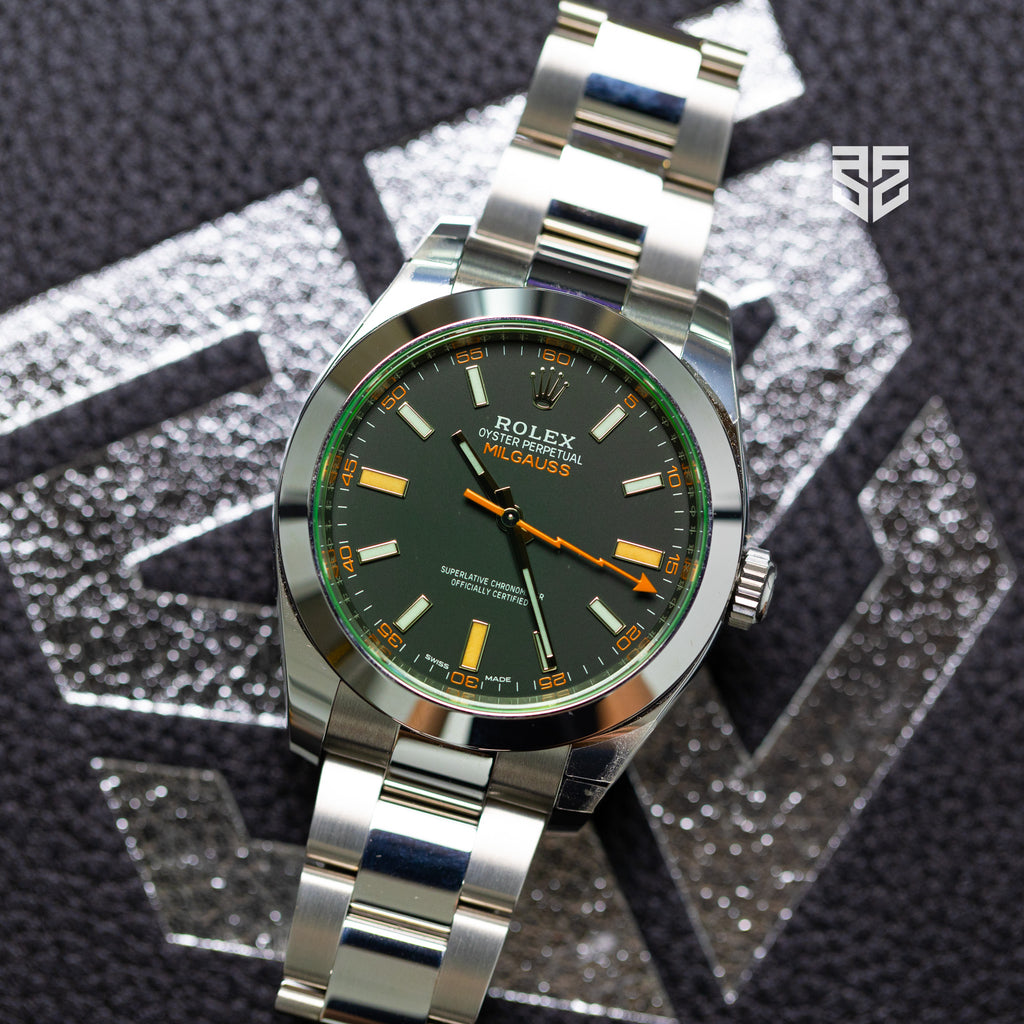 Rolex Milgauss Steel Black Dial Ref: 116400GV 2021