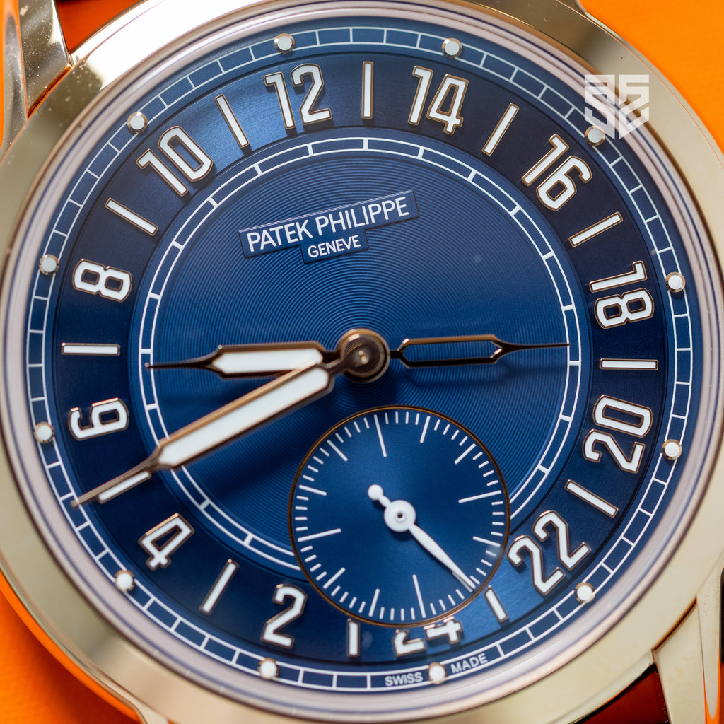 Patek Philippe Calatrava Rose Gold Blue Dial Travel Time Ref: 5224R 2025