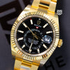 Rolex Skydweller Yellow Gold Black Dial Ref: 326938 2022