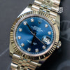 Rolex DateJust 41mm Fluted Bezel Jubilee Bracelet Blue Diamond Dial Ref: 126334 2022