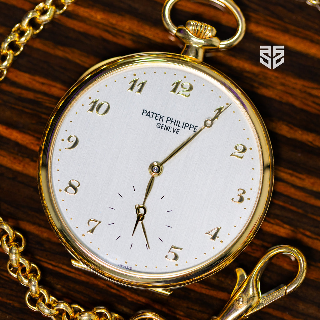 Patek Philippe Yellow Gold Pocket Watch Ref: 973J 2023