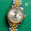 Rolex DateJust 31mm Yellow Gold Two Tone Silver Dial Ref: 178273