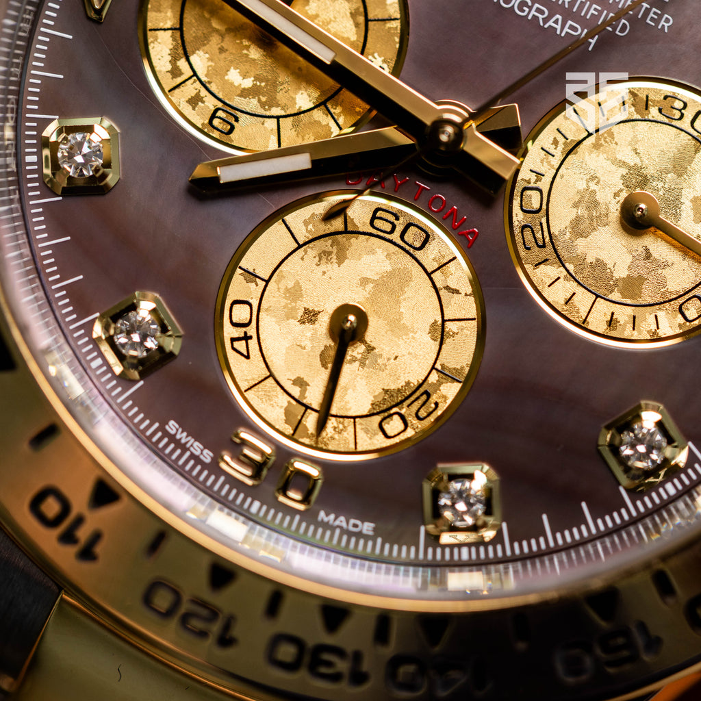 Rolex Daytona Yellow Gold Two Tone RARE Tahetian MOP Diamond Dial Ref: 116503 2020