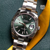 Rolex DateJust 41 Green Dial Oyster Bracelet Fluted Bezel Ref:126334 2025