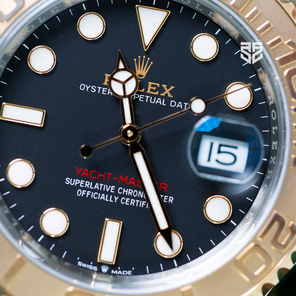 Rolex Yachtmaster 40 Rose Gold TT Black Dial Ref: 126621 2022