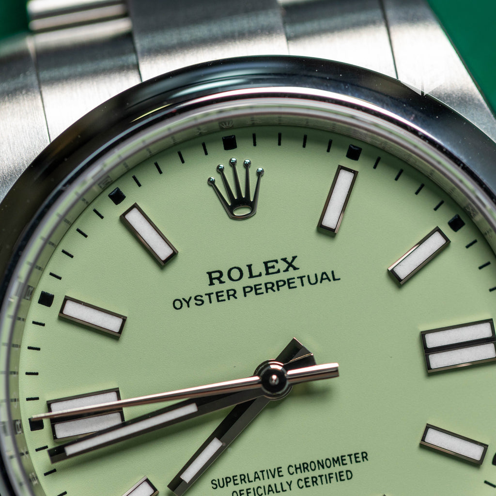 Rolex Oyster Perpetual 41 Pistachio Ref: 134300 Brand New 2026