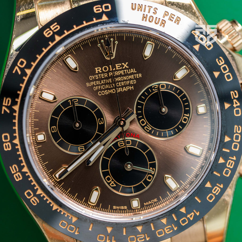 Rolex Daytona Rose Gold Oysterflex Chocolate Dial Ref: 116515LN 2022