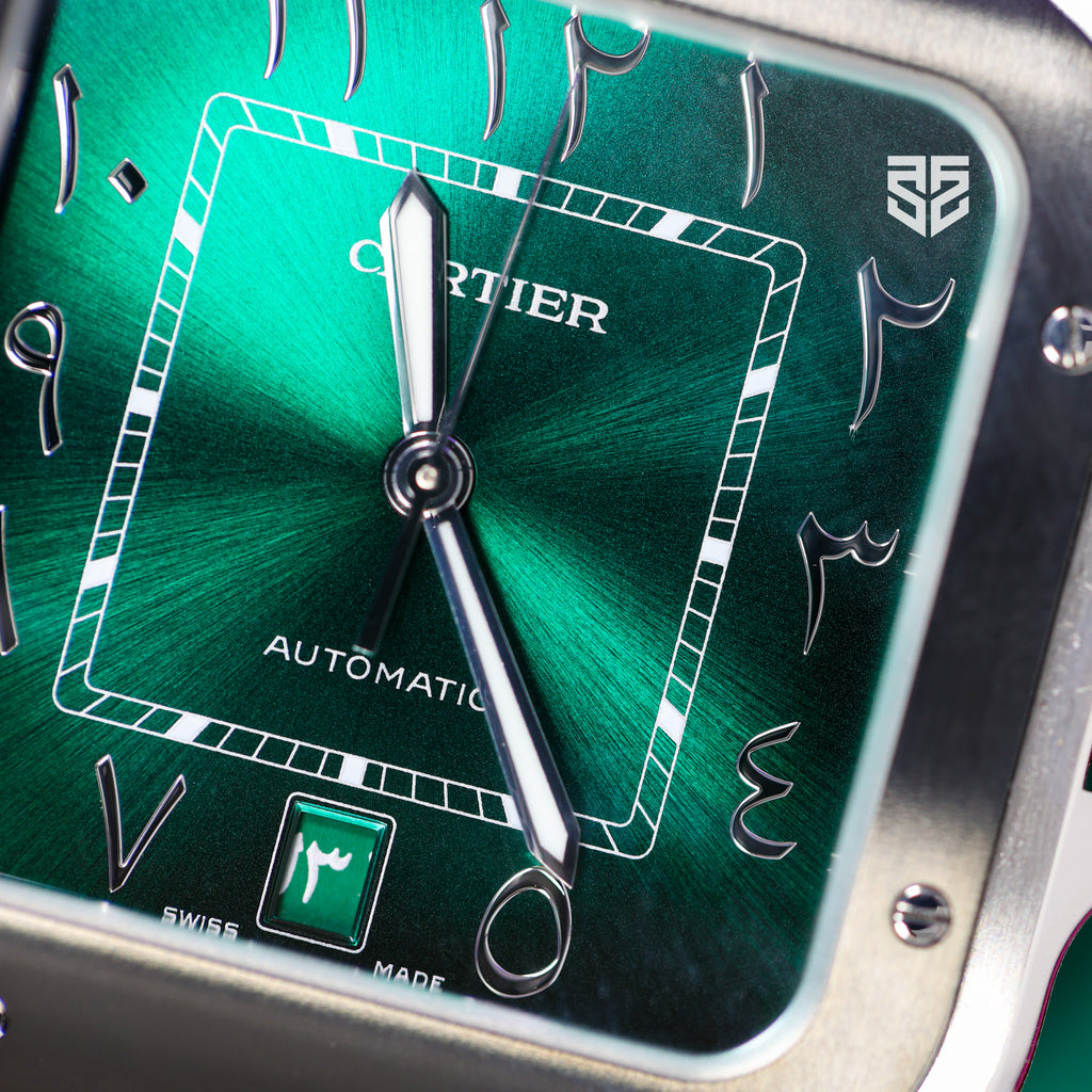 Cartier Santos Large Green Arabic Dial Middle East Limited Edition 2025 Brand New