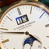 A. Lange Sohne Saxonia Moonphase Rose Gold Ref: 384.032 2022