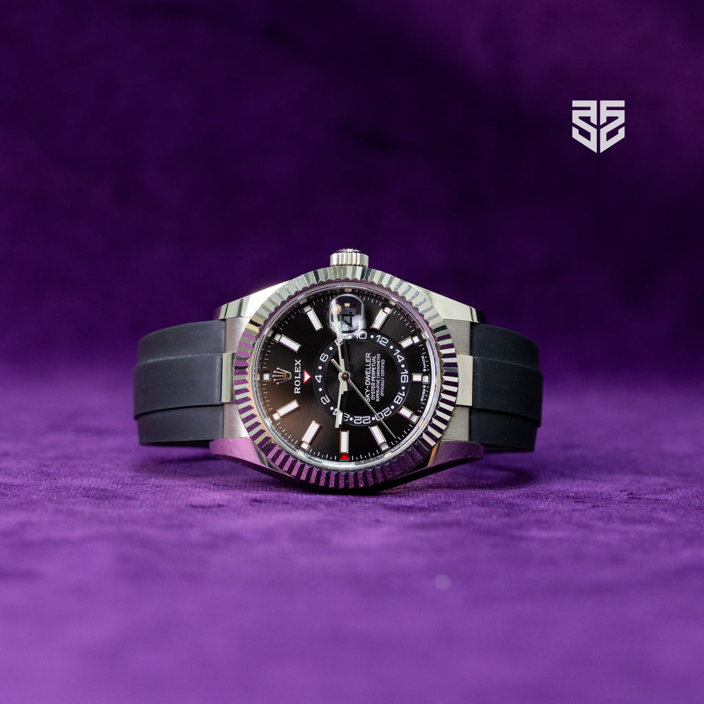 Rolex Skydweller White Gold Oysterflex Black Dial Ref: 336239 2023