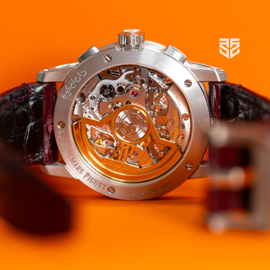 Audemars Piguet Code 11.59 White Gold Chronograph Burgundy 2021 Ref: 26393BC