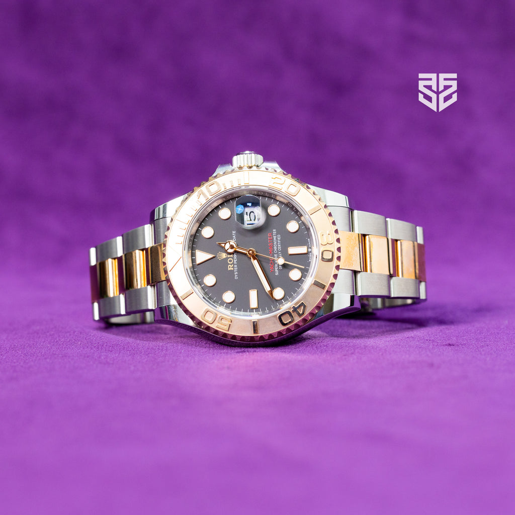 Rolex Yachtmaster 40 Rose Gold TT Black Dial Ref: 126621 2022
