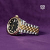 Rolex DateJust 41mm Yellow Gold Two Tone Black Diamond Dial Ref: 126333 2023