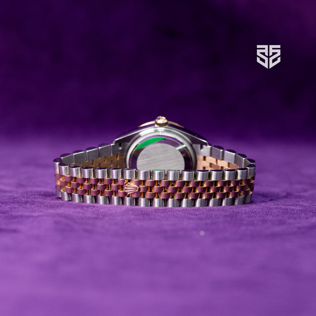 Rolex DateJust 31 Everose Gold TT Chocolate Diamond Dial and Diamond Bezel Ref:278341RBR 2022