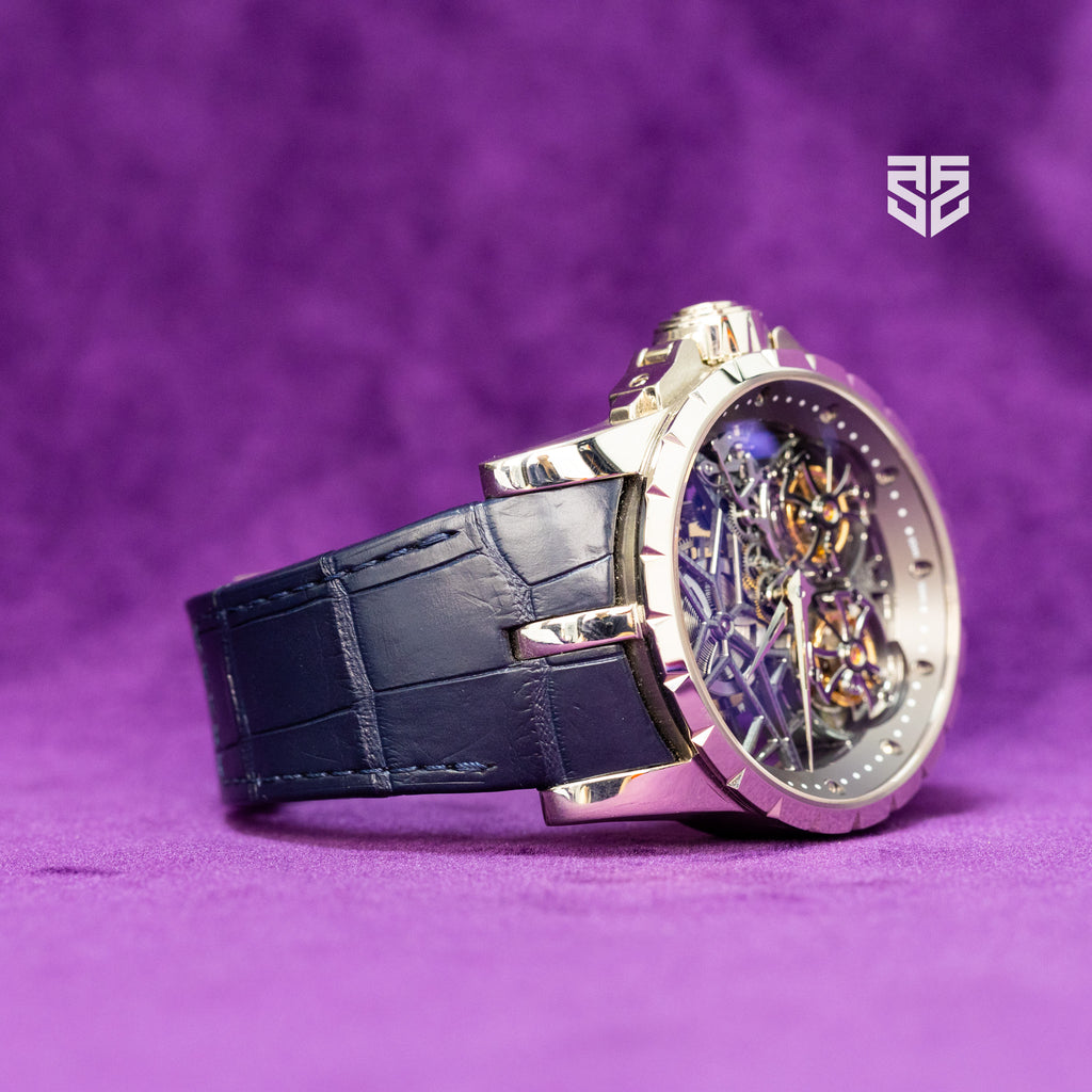 Roger Dubuis Excalibur White Gold Double Flying Tourbillon