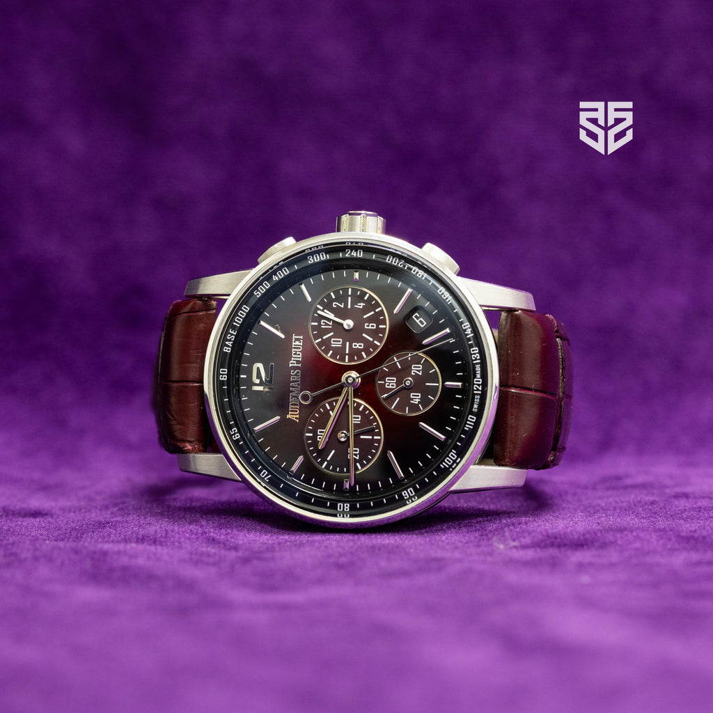Audemars Piguet Code 11.59 White Gold Chronograph Burgundy 2021 Ref: 26393BC