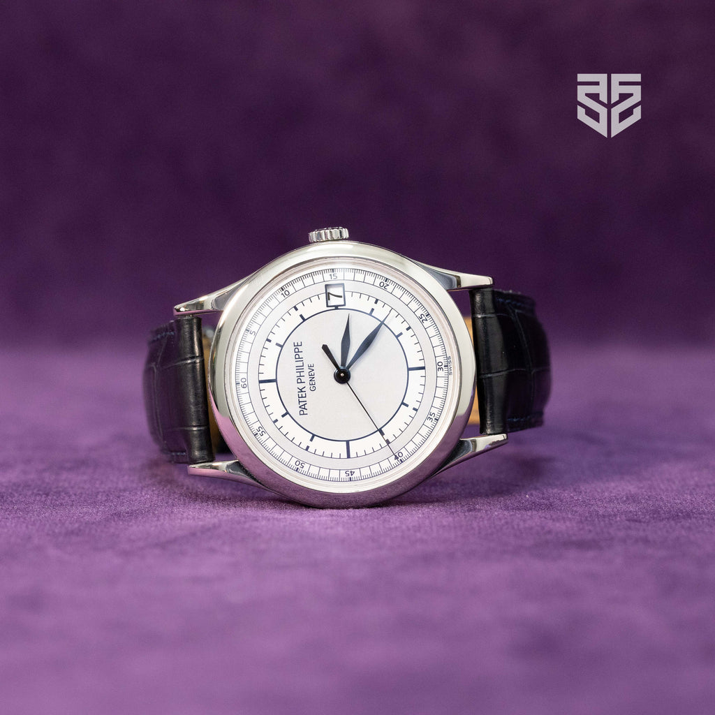 Patek Philippe Calatrava White Gold Sector Dial Ref: 5296G 2009