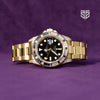 Rolex GMT Master 2 Yellow Gold Factory Diamond and Sapphire Bezel Ref: 116758SA 2008