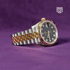 Rolex DateJust 41mm Yellow Gold Two Tone Black Diamond Dial Ref: 126333 2023