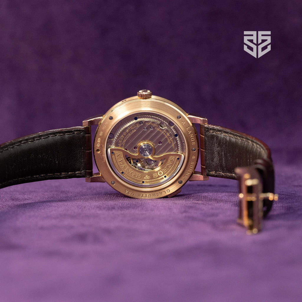 A. Lange Sohne Saxonia Moonphase Rose Gold Ref: 384.032 2022