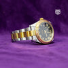 Rolex DateJust Yellow Gold Two Tone Black Roman Dial Ref: 116333