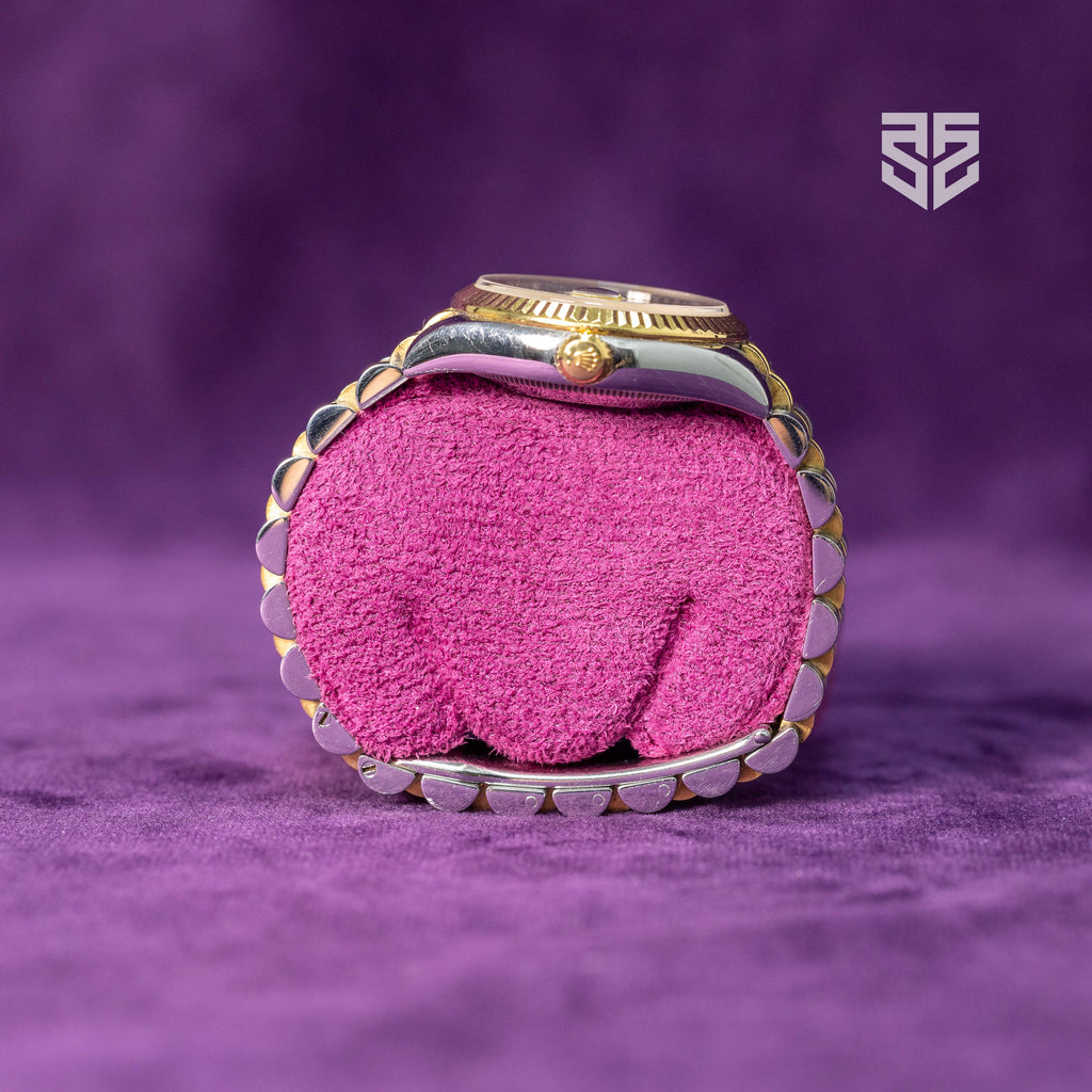 Rolex DateJust 31mm Yellow Gold Two Tone Silver Dial Ref: 178273