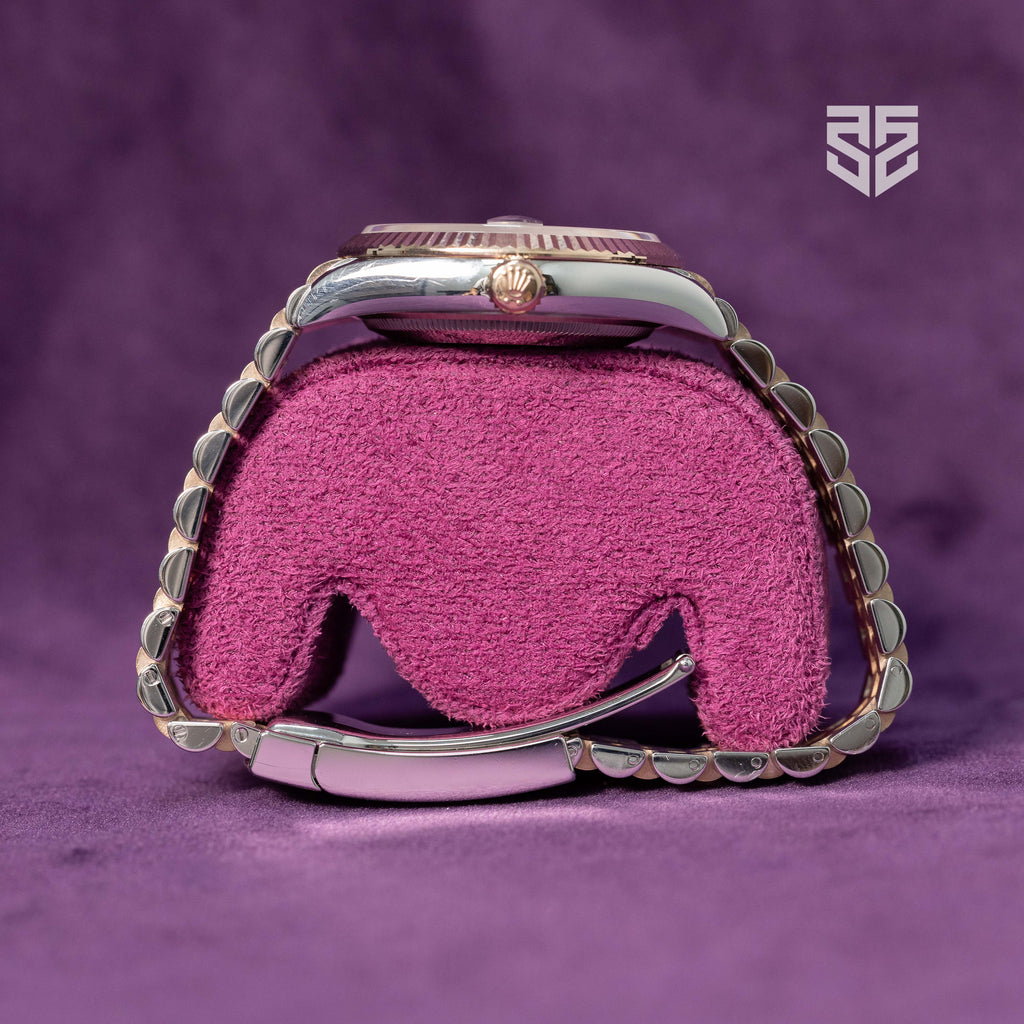 Rolex DateJust 36mm Rose Gold Two Tone Slate Dial Ref: 126231 2024