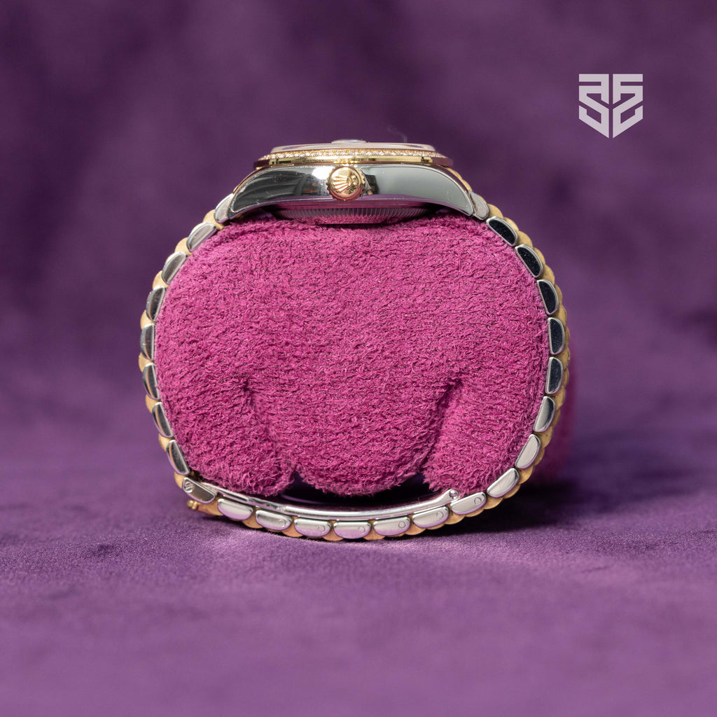 Rolex Lady DateJust 28mm Yellow Gold TT with factory MOP Diamond Dial and Bezel 2023