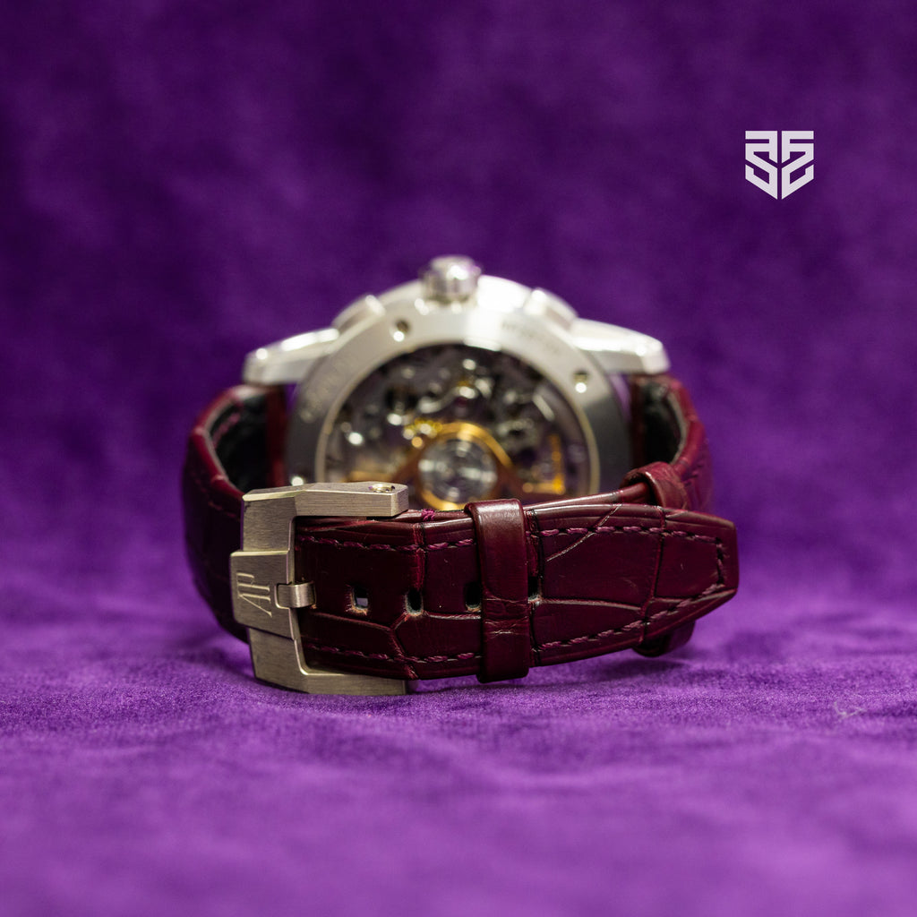 Audemars Piguet Code 11.59 White Gold Chronograph Burgundy 2021 Ref: 26393BC