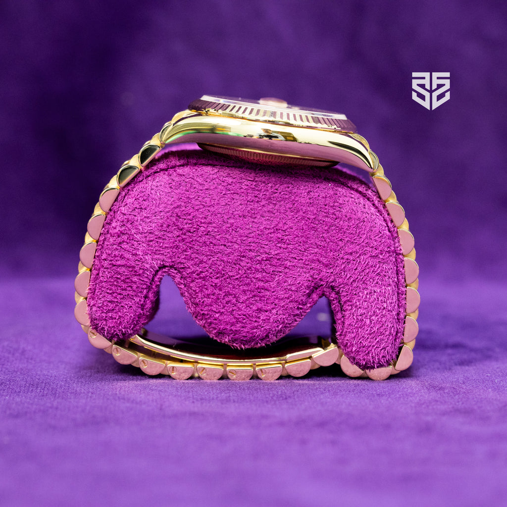 Yellow Rolex DayDate 36 Gold Carnelian Dial Ref: 128238 2025