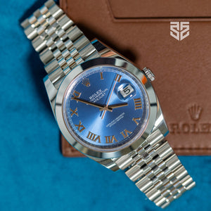 Rolex DateJust 41mm Azzuro Blue Dial Ref: 126300 2025