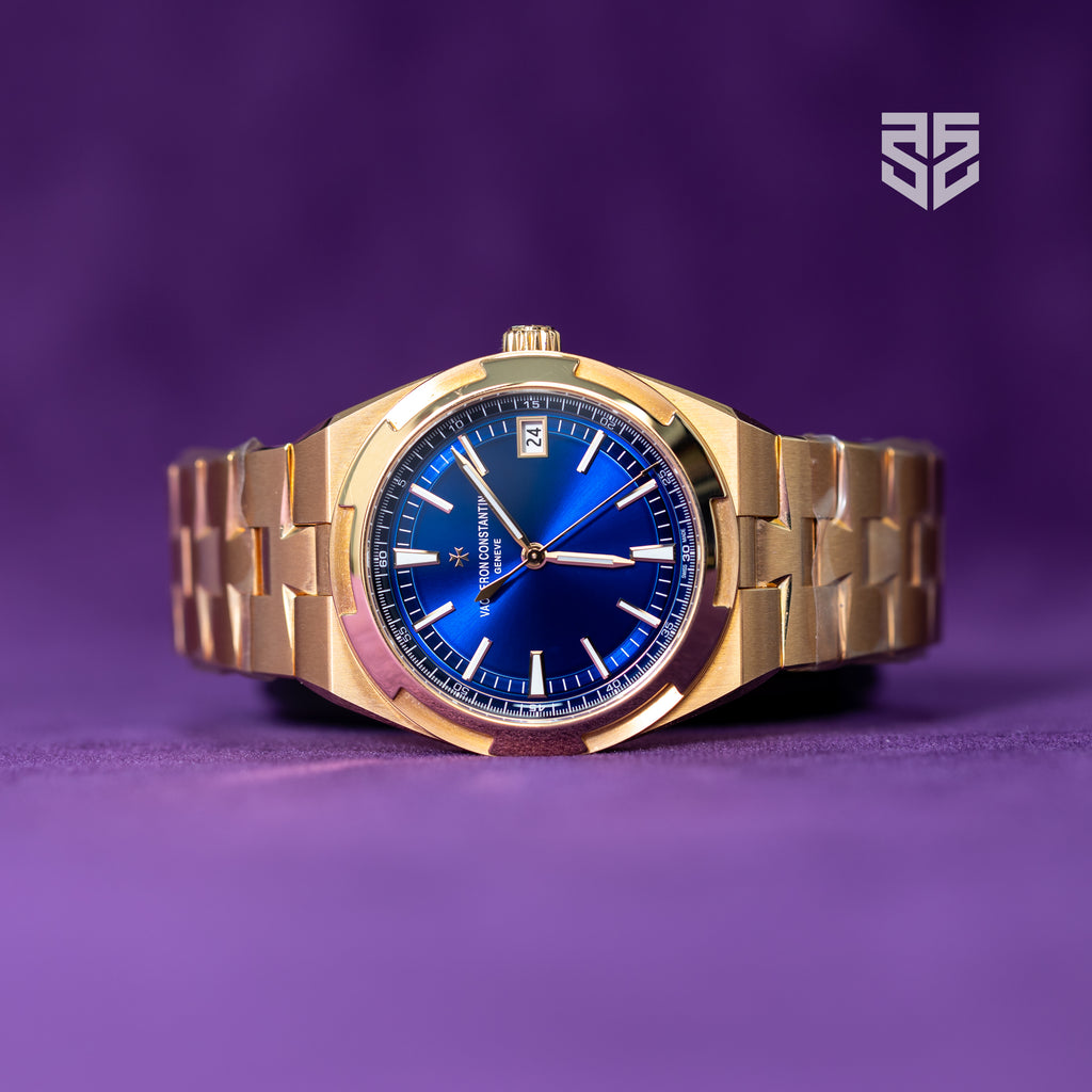 Vacheron Constantin Overseas Rose Gold Blue Dial Brand New Ref: 4500V