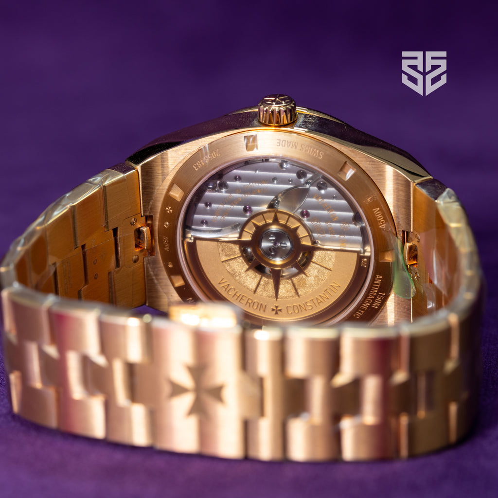 Vacheron Constantin Overseas Rose Gold Blue Dial Brand New Ref: 4500V