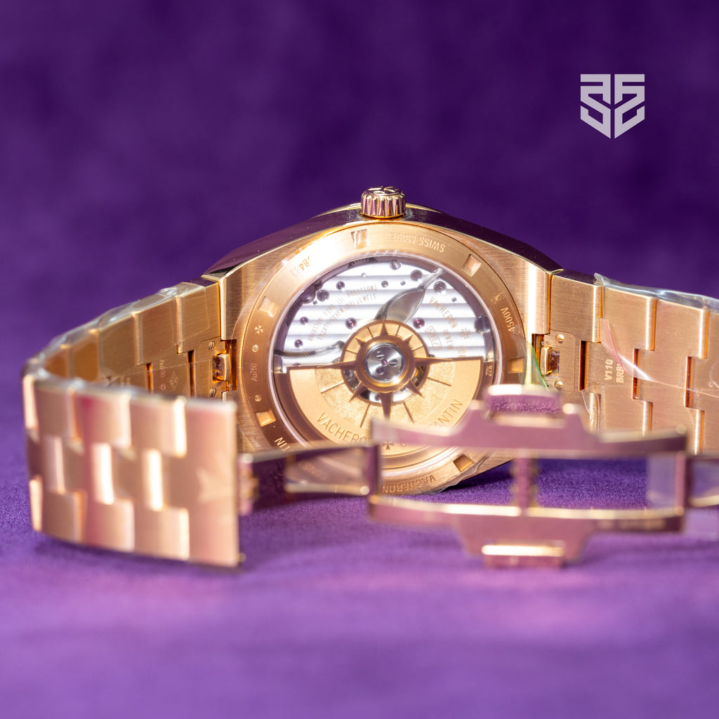 Vacheron Constantin Overseas Rose Gold Blue Dial Brand New Ref: 4500V