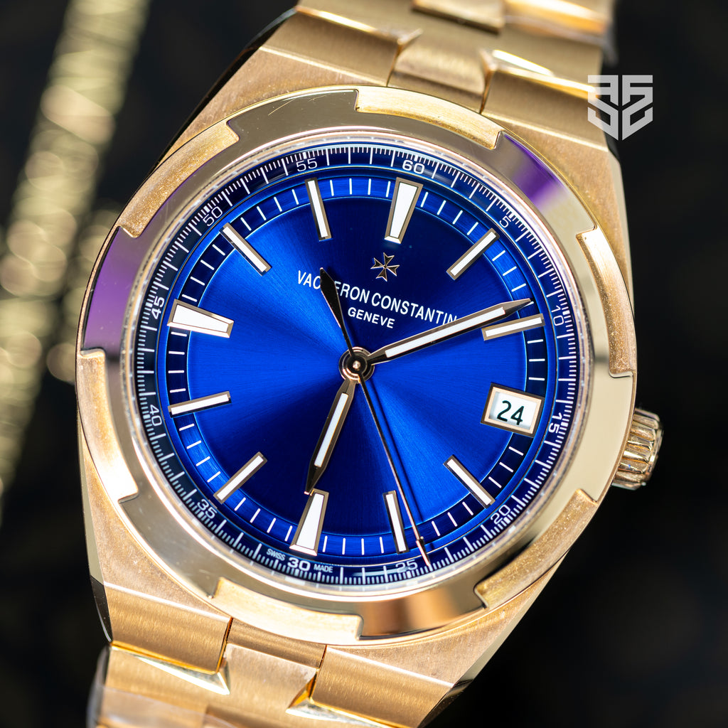 Vacheron Constantin Overseas Rose Gold Blue Dial Brand New Ref: 4500V