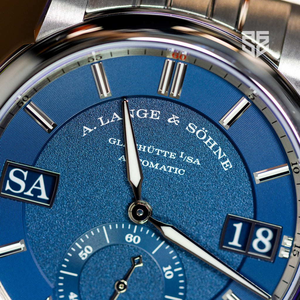 A. Lange & Söhne Odysseus 363.179 dial detail — The Smiling Second, Melbourne