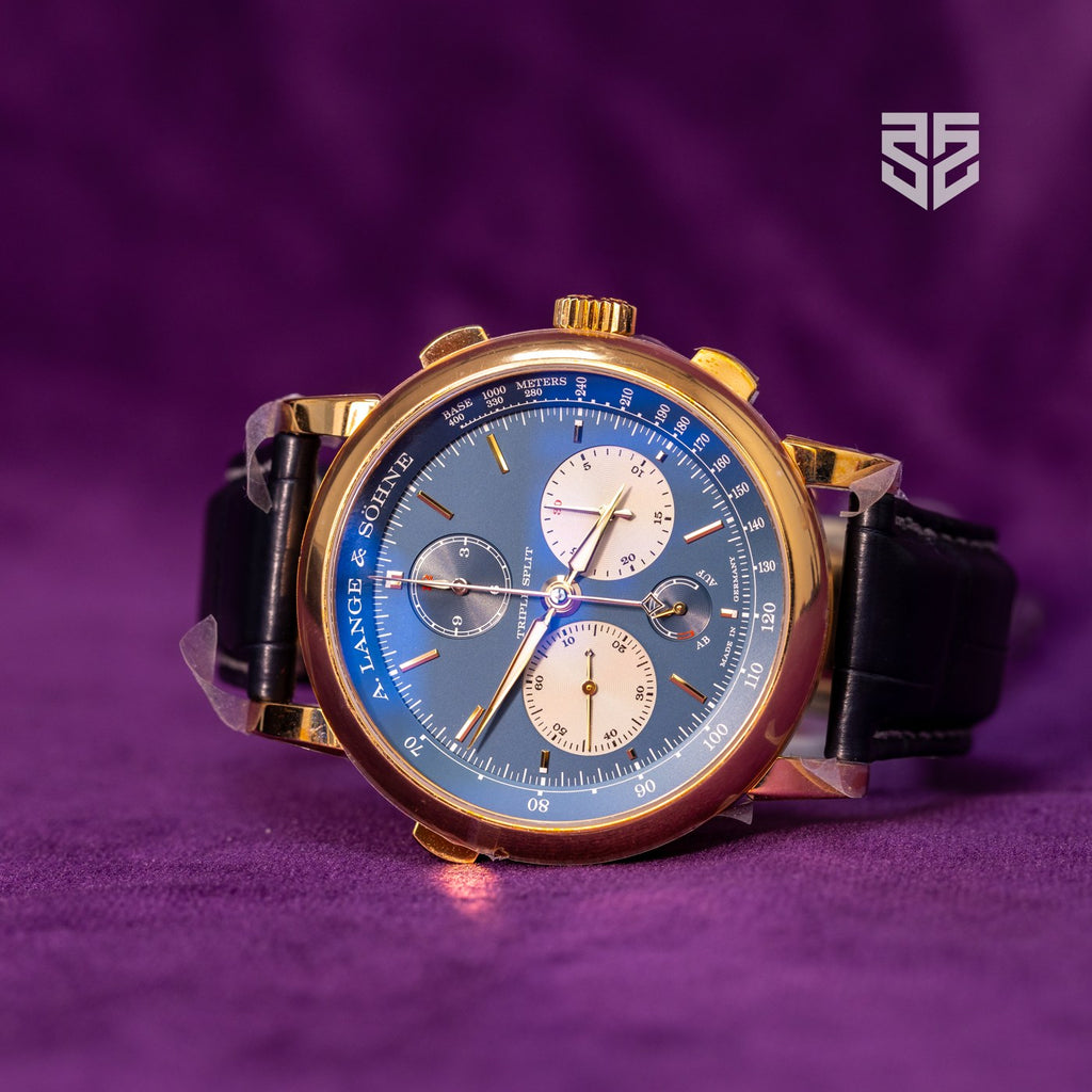 A. Lange & Söhne Triple Split 424.037 dial — The Smiling Second, Melbourne