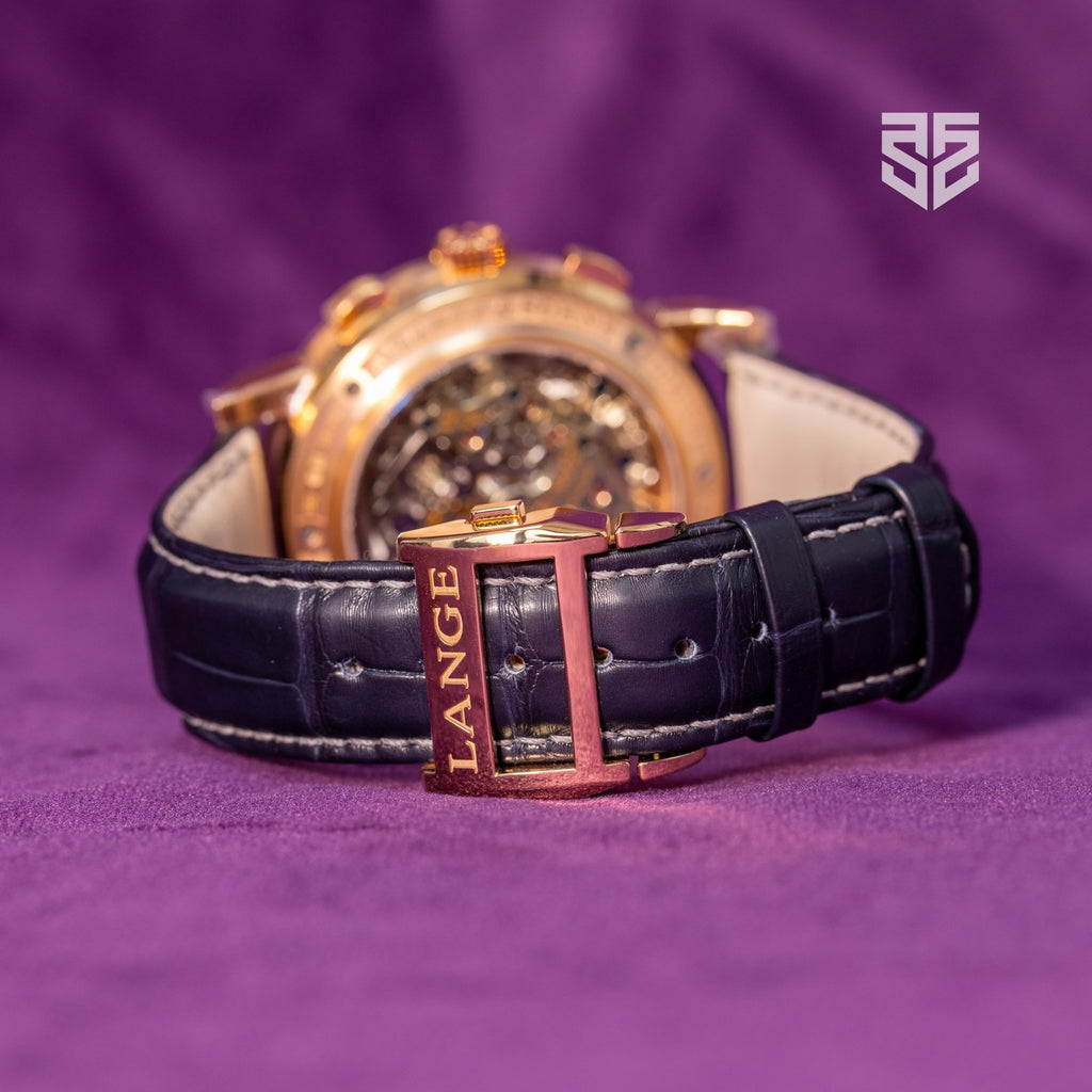 A. Lange & Söhne Triple Split 424.037 strap and buckle — The Smiling Second, Melbourne