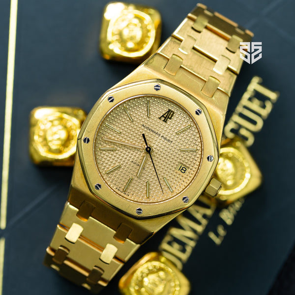 Audemars Piguet Royal Oak 14700BA 1990 pre-owned — The Smiling Second, Melbourne