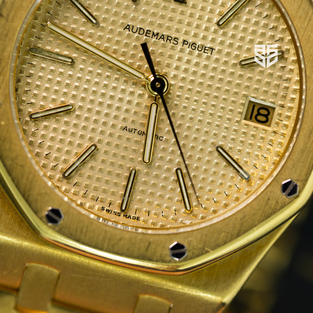 Audemars Piguet Royal Oak 14700BA dial detail — The Smiling Second, Melbourne