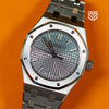 Audemars Piguet Royal Oak 37mm 15550ST 2022 dial — The Smiling Second, Melbourne
