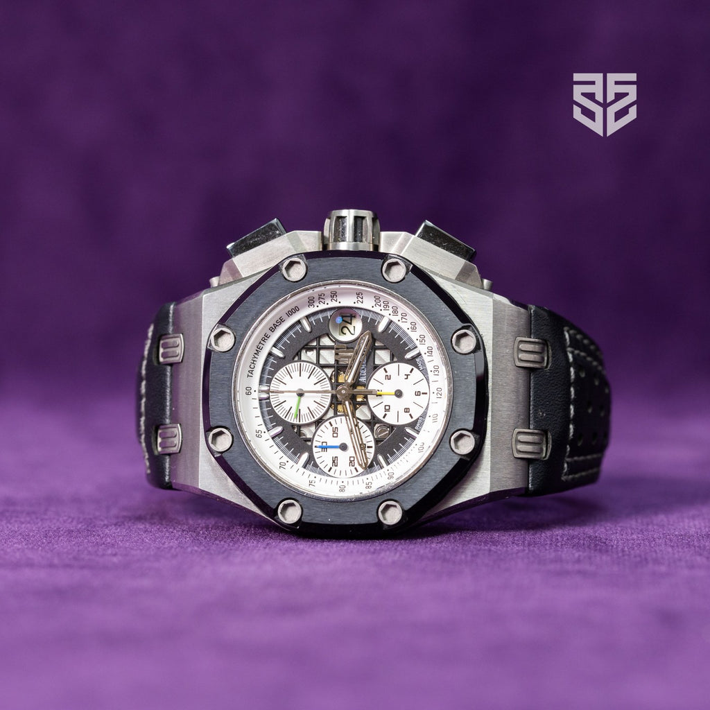 Audemars Piguet Royal Oak Offshore Rubens Barrichello II 26078IO 2007 dial — The Smiling Second, Melbourne