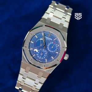 Audemars Piguet Royal Oak Dual Time Blue Dial Ref: 26120ST 2010